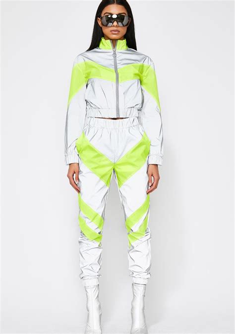 neon tracksuit set.